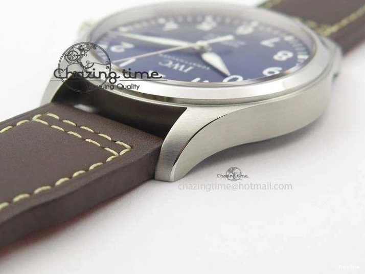MIROTIME 0310 Mark XVIII Le Petit Prince IW327004 SS Mk Maker Best Edition Blue Dial On Brown Leather Strap A TimelessDesign 7296